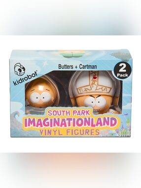 NEW Kidrobot South Park Imaginationland Butters & Cartman 3" Vinyl Figures